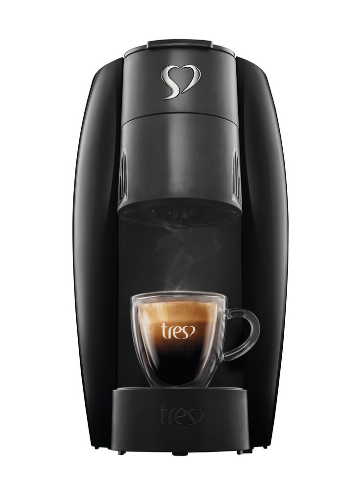 Cafeteira Espresso Lov Preto - TRES 3 Corações