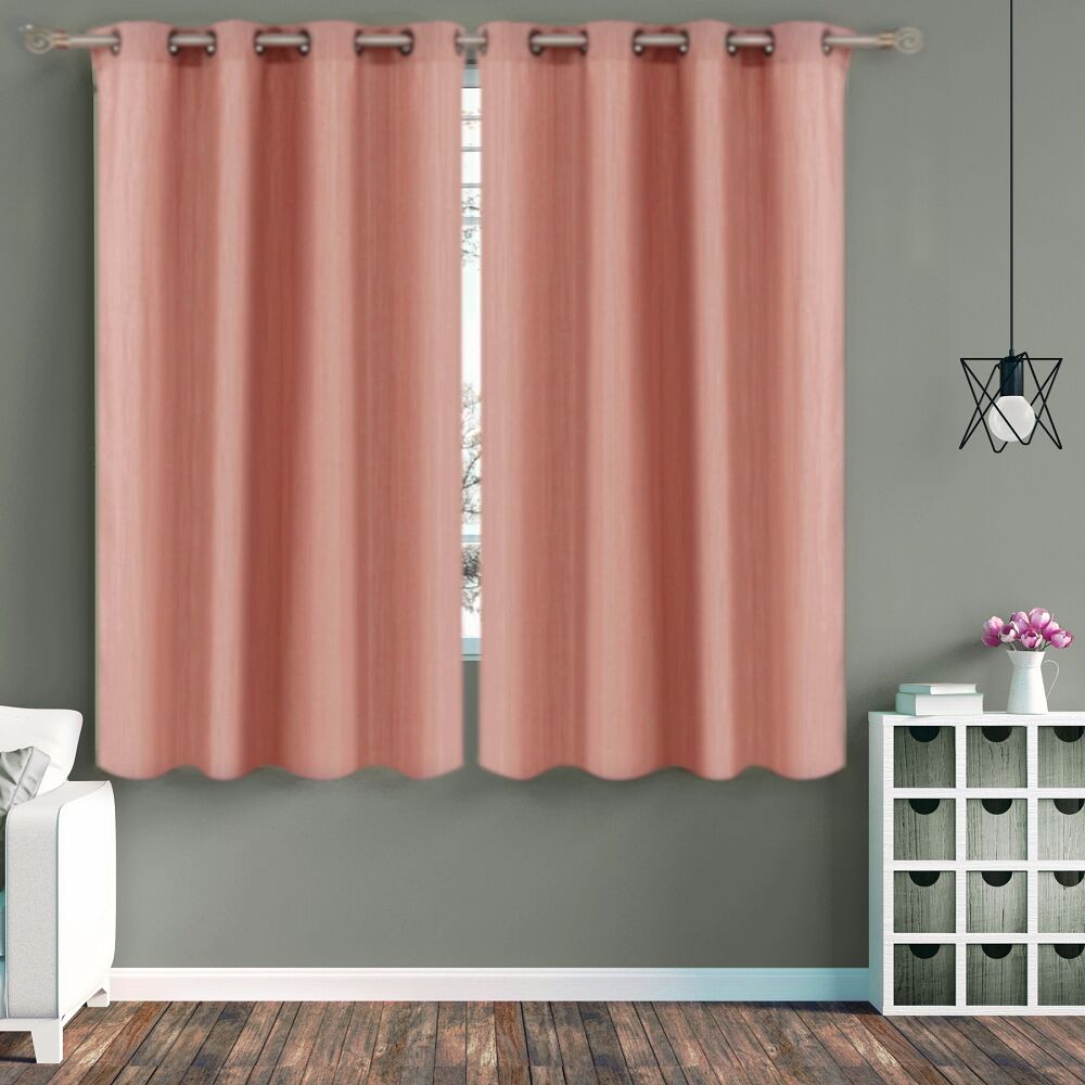 Cortina Poliéster 2,60x1,70m Rose Diagonal