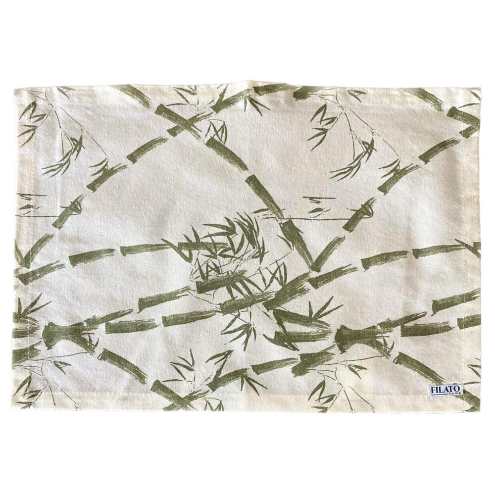 Lugar Americano 35x50cm Bambu Verde Mili Filato Home