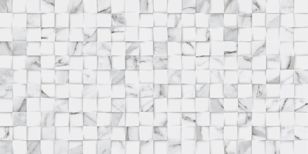 Revestimento Parede Quantum Carrara Lux Retificado Brilhante 45X90 Biacongres