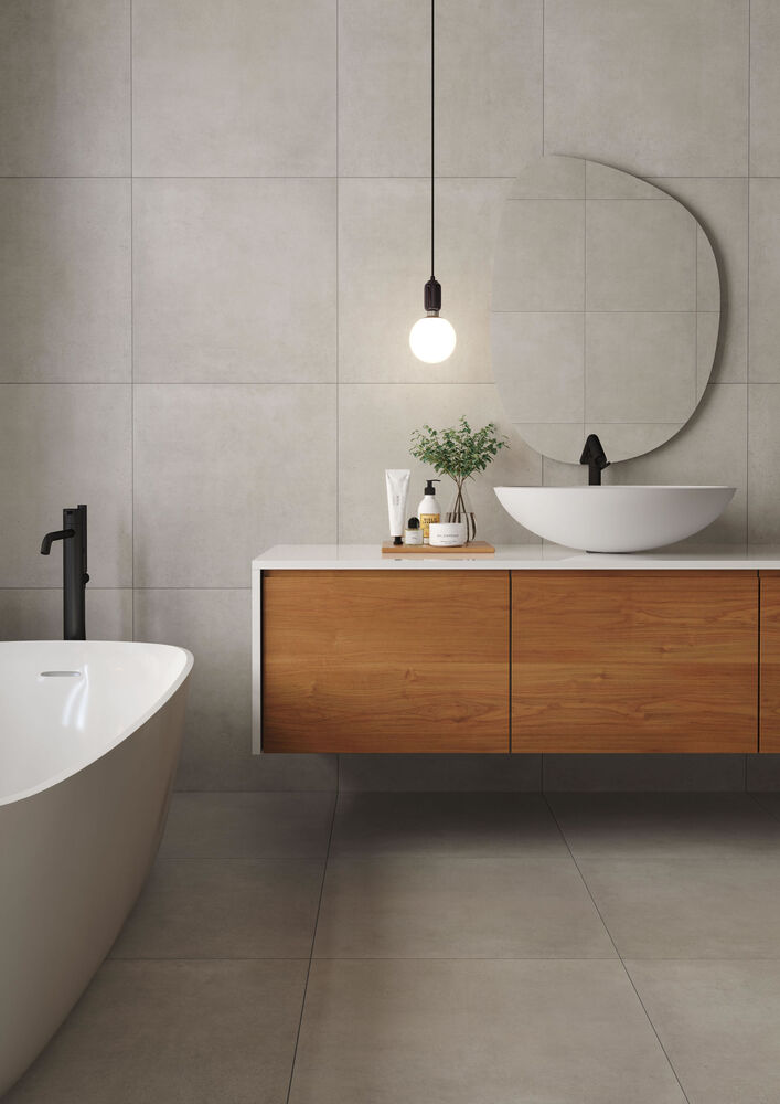 Porcelanato Manila Cinza Bold Acetinado 60x60 Eliane
