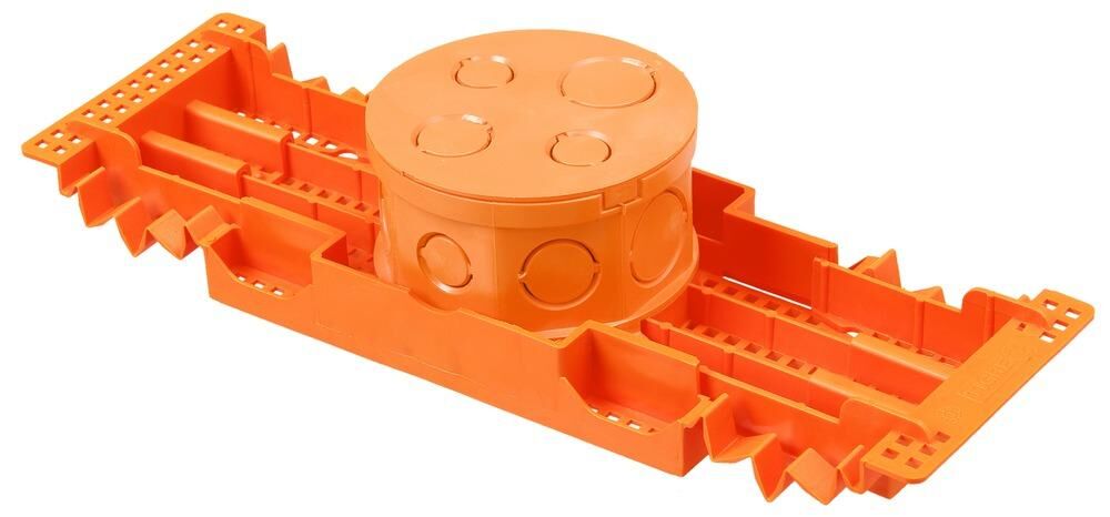 Caixa de Luz com Fundo Móvel e Suporte para Lajota Octagonal Laranja Tigre