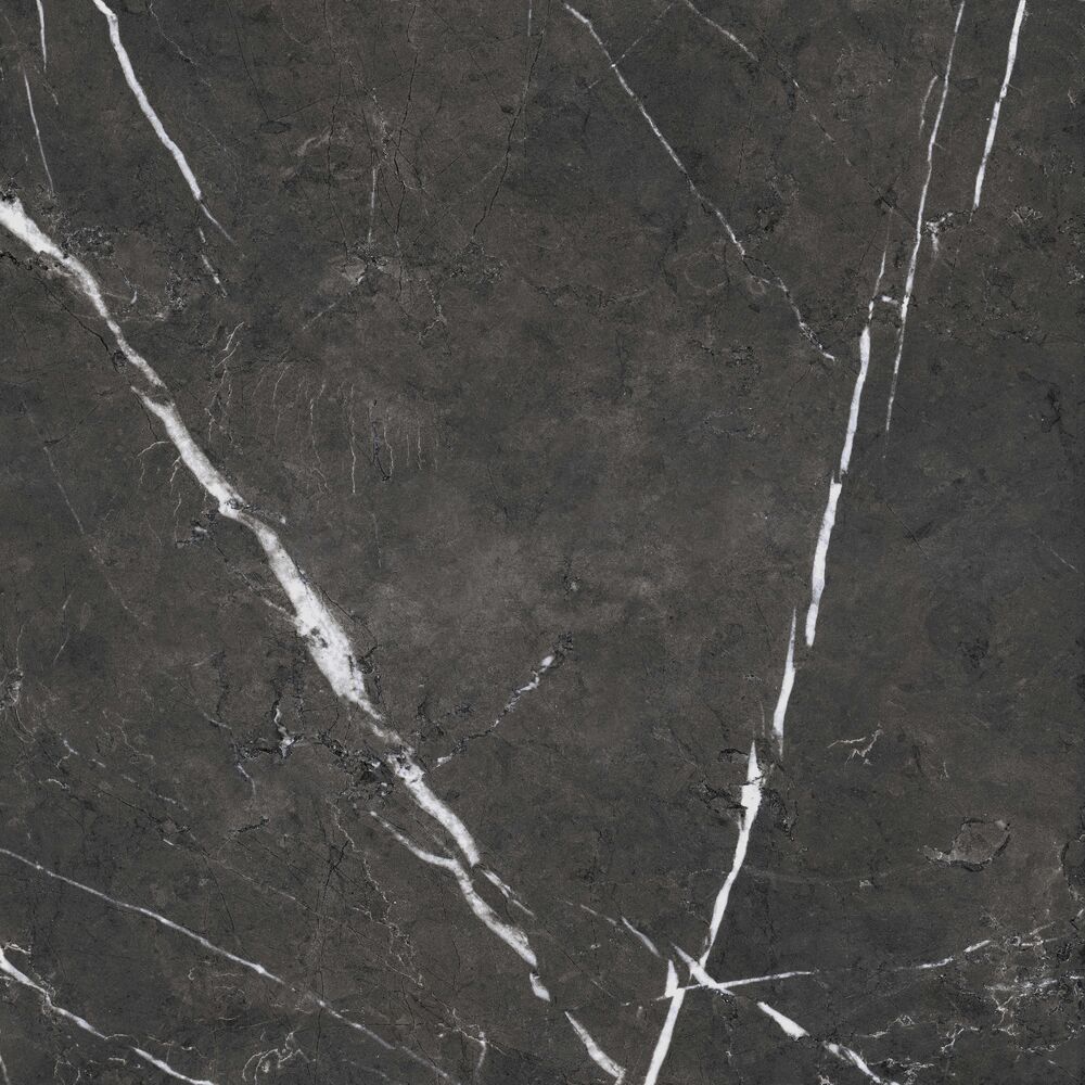 Piso Cerâmico Piero Black Alicante Preto Retificado Brilhante 67x67 Ilhabella