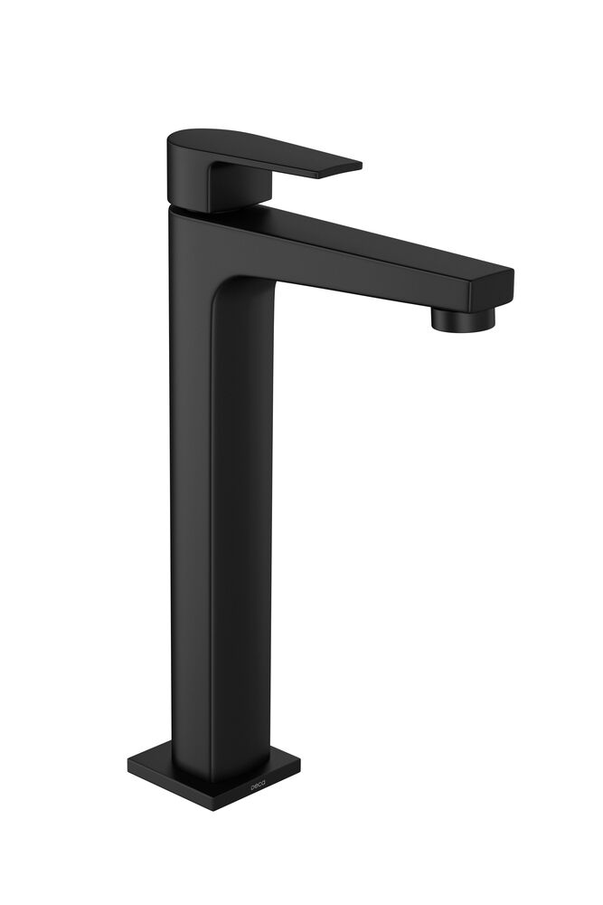 Torneira para Lavatório de Mesa Level Black Matte Bica Alta 1/2