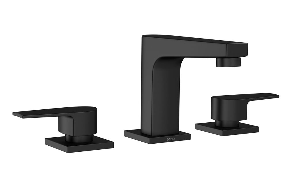 Misturador para Lavatório de Mesa Level Black Matte 1/2 Volta Deca