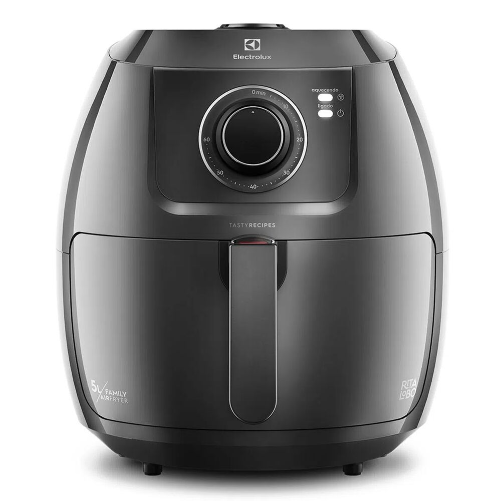 Fritadeira Elétrica Sem Óleo Air Fryer 5L Eaf50 Grafite Electrolux
