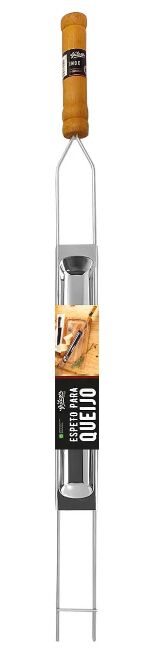 Espeto para Queijo Inox 75cm Grilazer