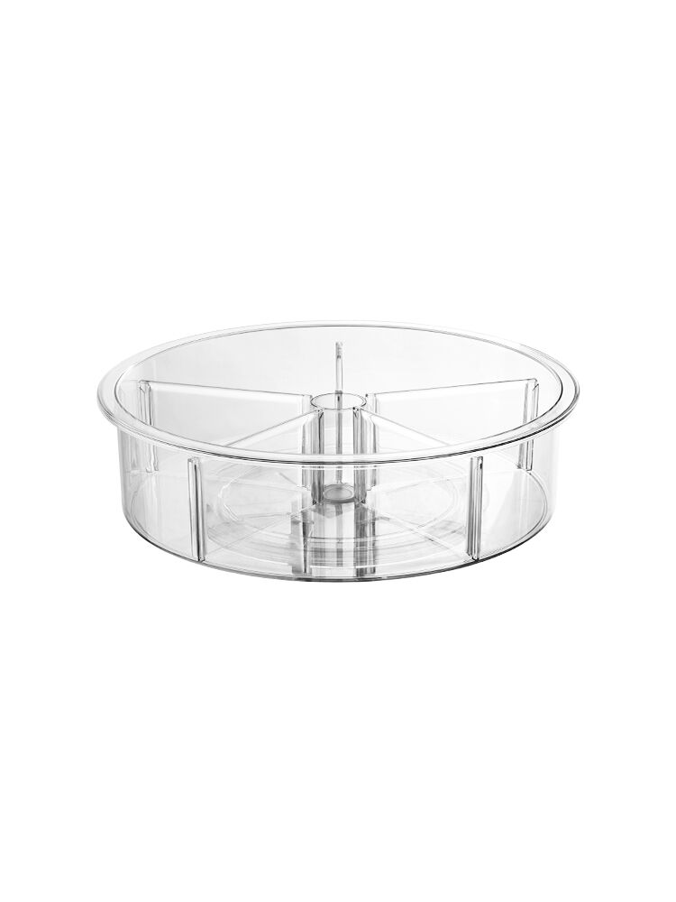 Organizador Dália Giratório Transparente 30,5x30,5cm Casa & Ideia