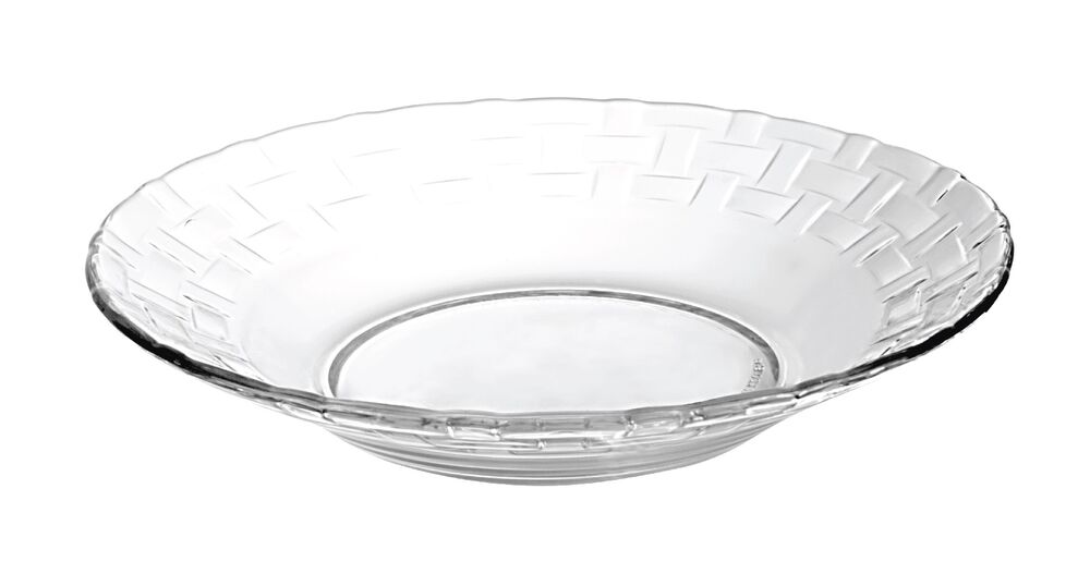 Prato Fundo 22,2cm Purity Vidro Casa&Ideia