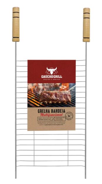Grelha Gaucho Bandeja M 32,5x47,5cm Grilazer