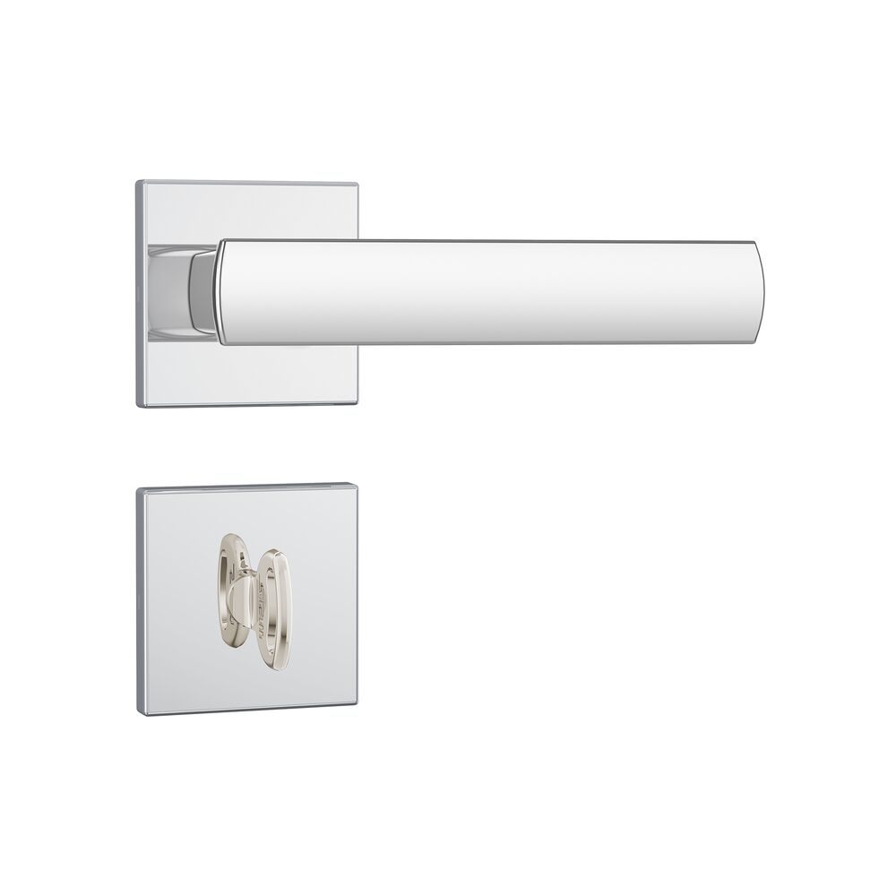 Fechadura Roseta Quadrada Banheiro 40MM 823/35 Inox Stam