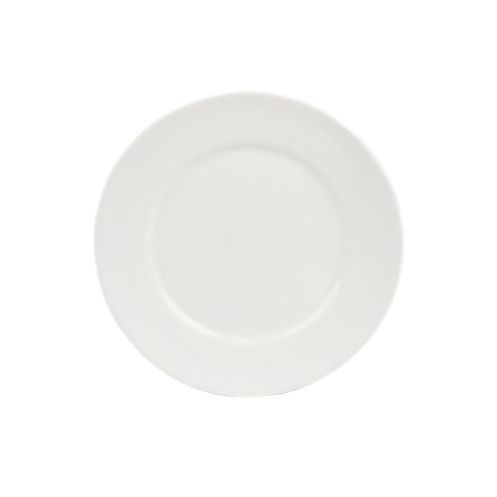 Prato Raso Branco Vidro 19cm Casa&ideia