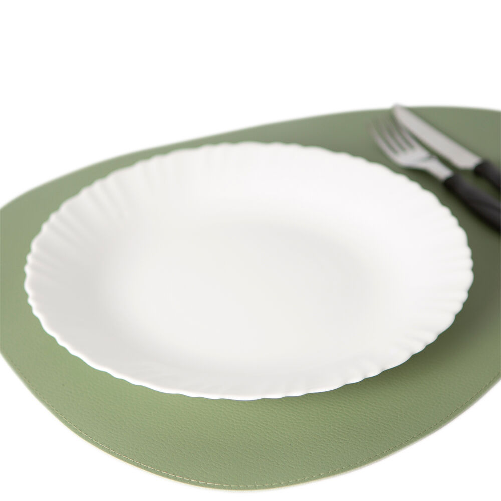 Prato Raso Aurora Branco Vidro 26cm Casa&ideia