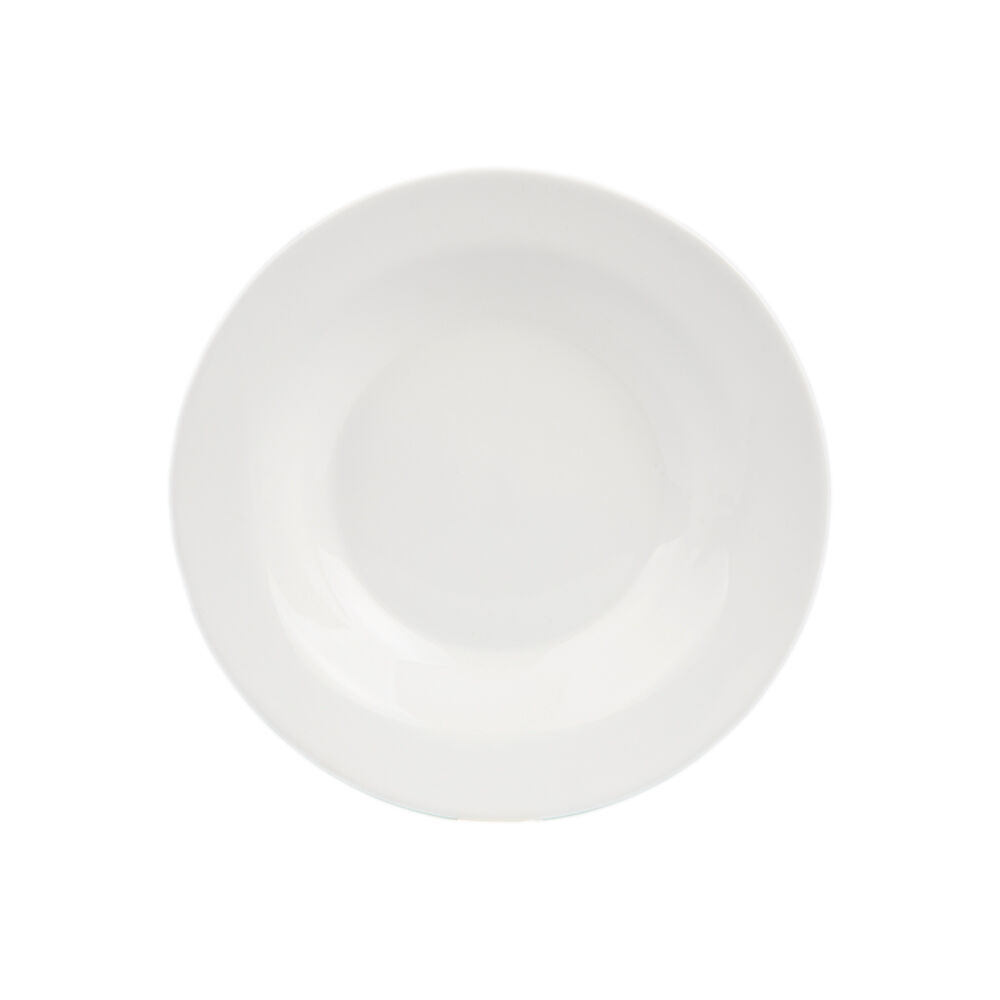 Prato Fundo Branco Vidro 20cm Casa&ideia