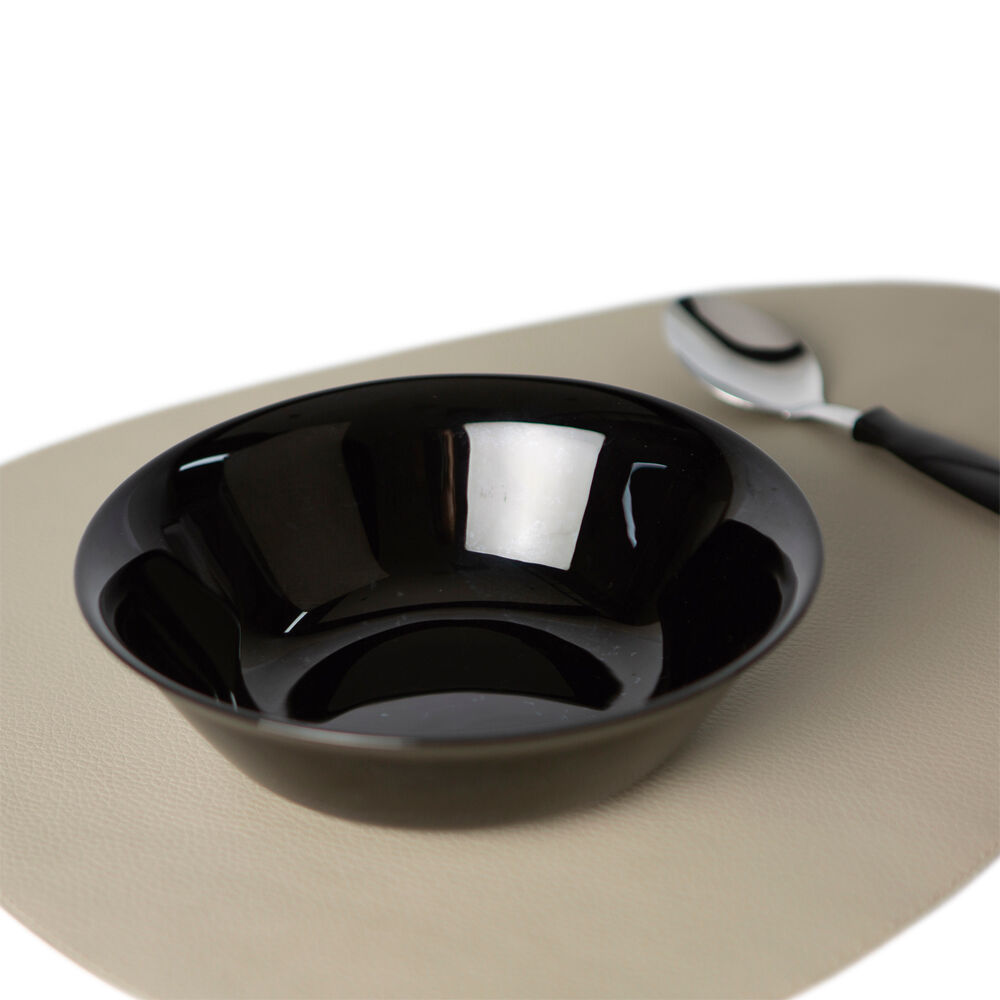 Tigela para Sopa Preto Vidro 19cm Casa&ideia