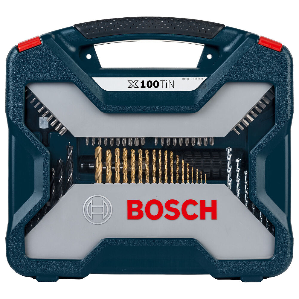 Kit para Fixar e Parafusar 100 Peças X-Line Bosch