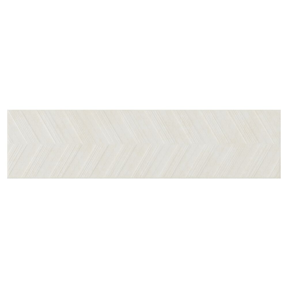 Porcelanato York Decor White Retificado Acetinado 29X117 Portinari