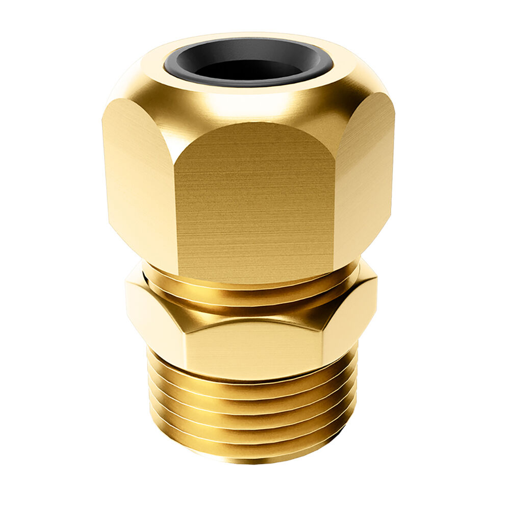 Adaptador De Aperto Rápido 1/2 Bsp 3/8 Latão Roco