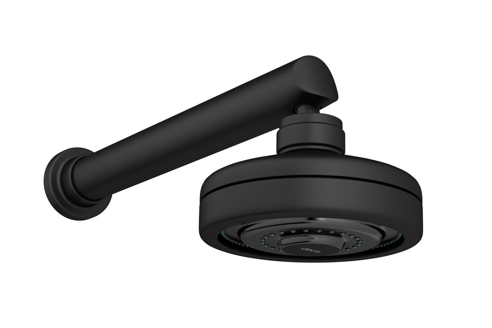 Chuveiro com Tubo Parede Acqua Plus Black Matt Deca