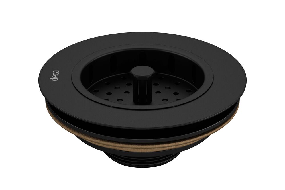 Válvula para Pia de Cozinha Black Matte Deca