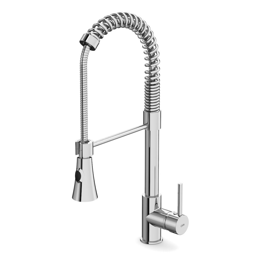 Misturador Monocomando para Mesa de Cozinha 1/4'' Gourmet Cromado 1/4 Volta Celite