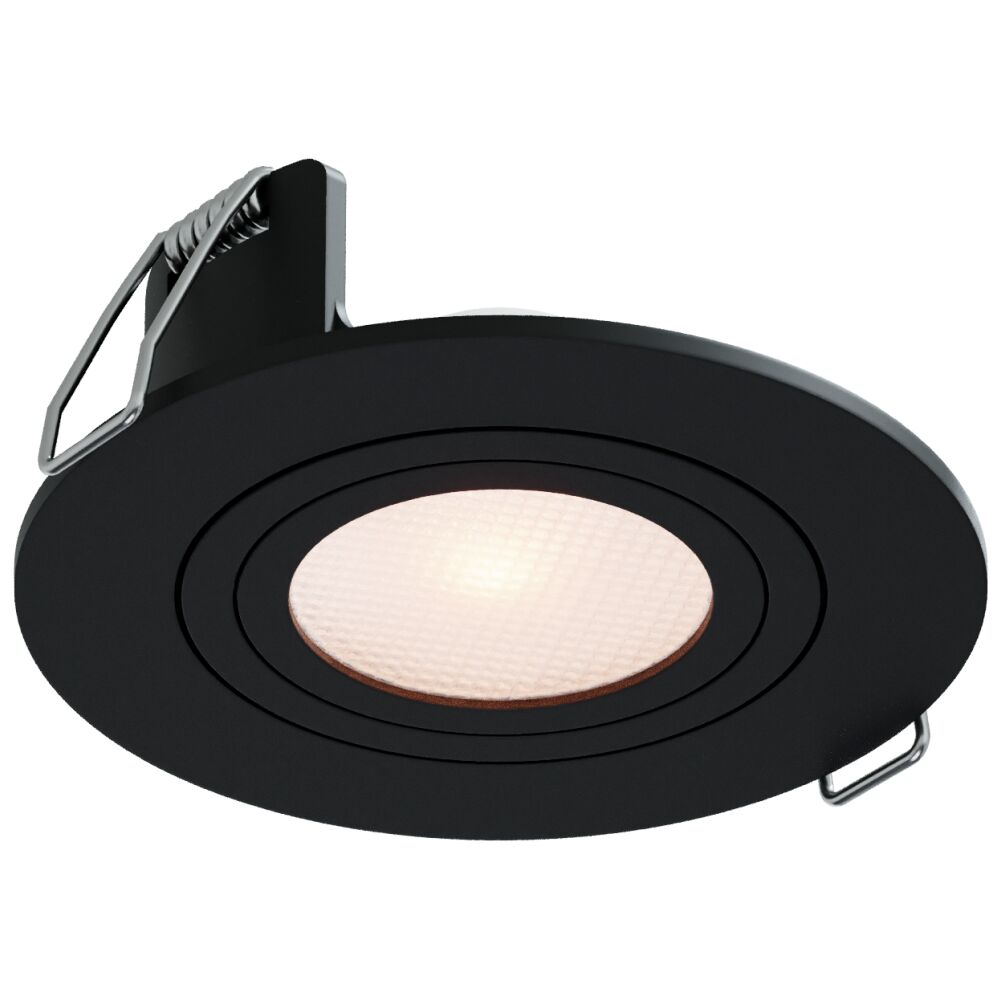 Spot Embutir Redondo Par30 Preto Gu10 Play Bivolt Vitralux