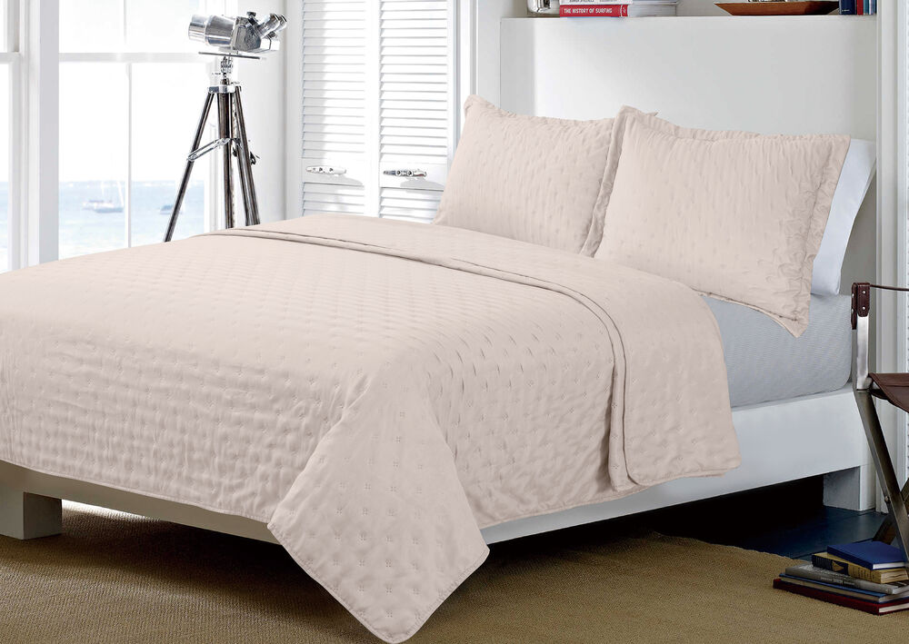 Colcha Queen 280x260cm Dreams Bege Retangular Diagonal