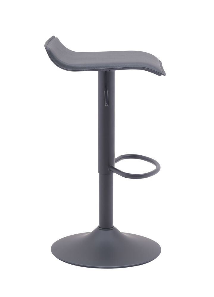 Banqueta Abs Quadratta New Preto 40x38x64cm Diagonal