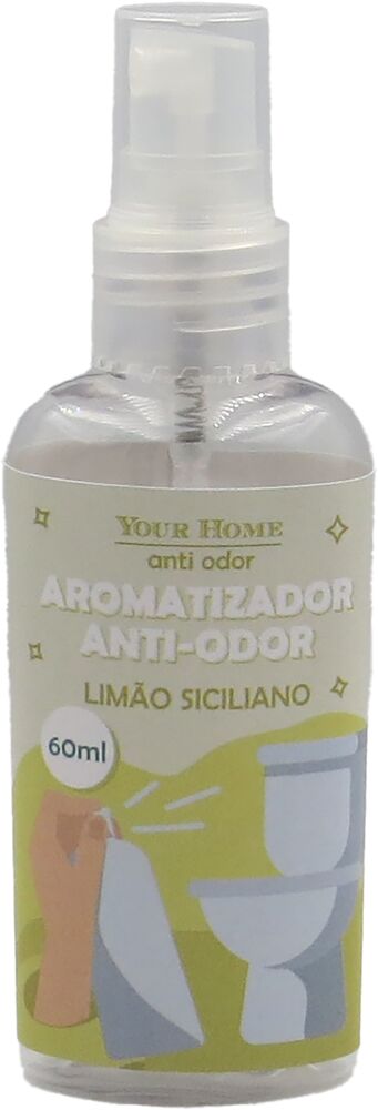 Absorvedor de Odores Limão Siciliano 60ml  Aromar Perfumes