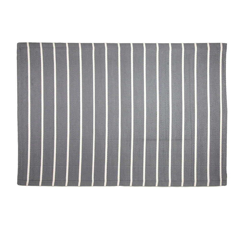Tapete Com Bainha Branco Cinza Retangular 120x180cm Diagonal