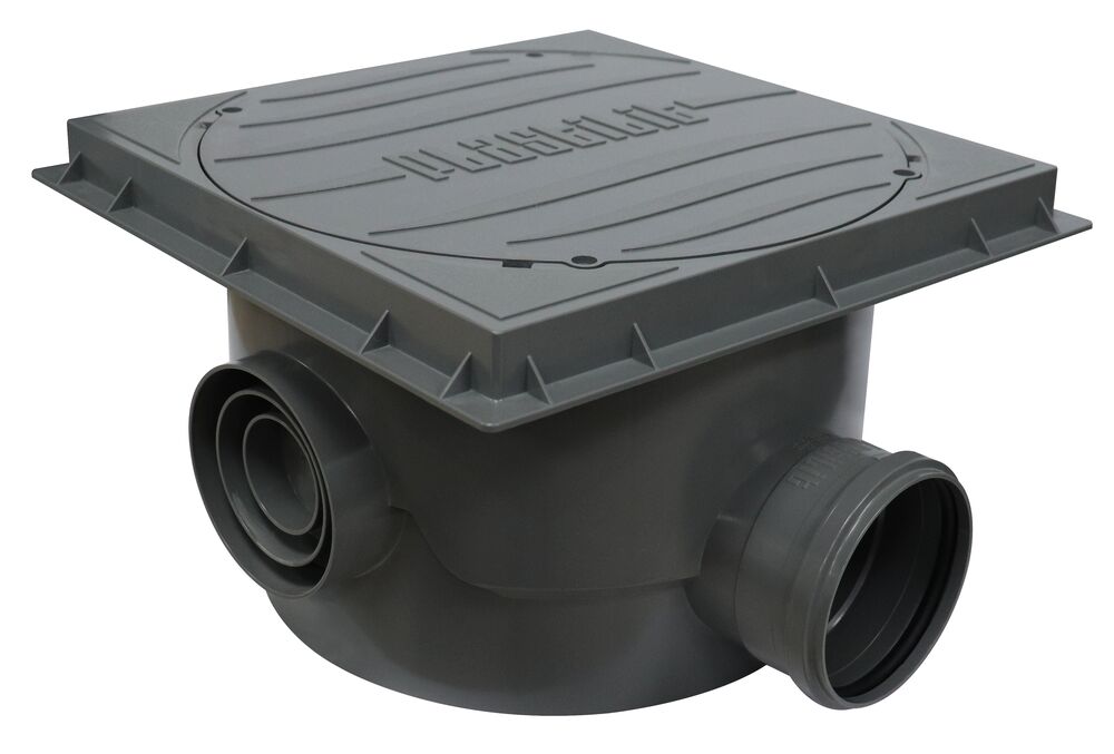 Caixa de Inspeção para Esgoto Dn 100x300mm Cinza Plastilit