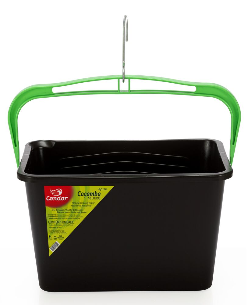 Caçamba para Pintura 10l Preto Condor