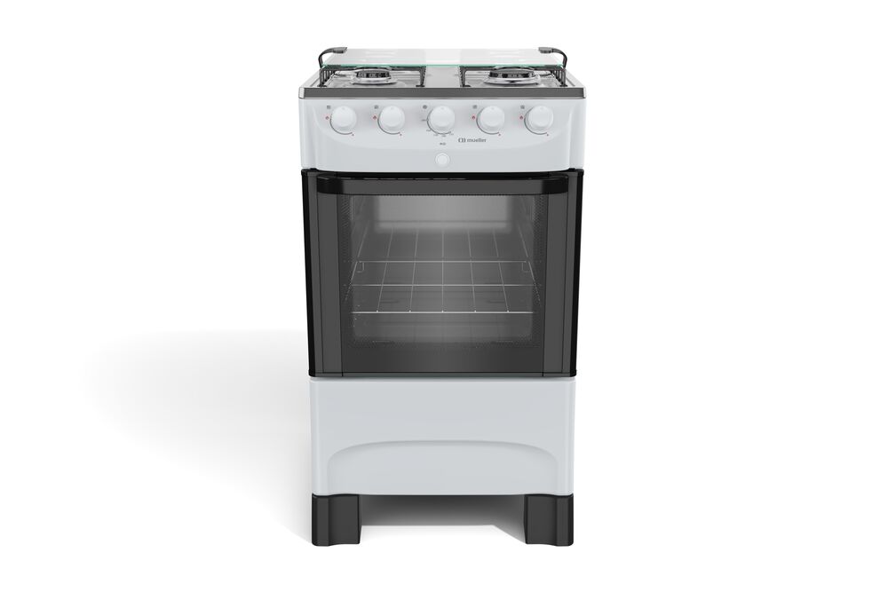 Fogão de Piso 4 Bocas Fogão Mfi4bb Branco Bivolt Mueller