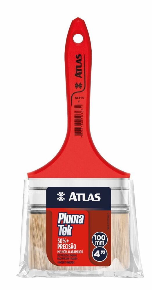 Pincel Trinchas Vermelho Atlas