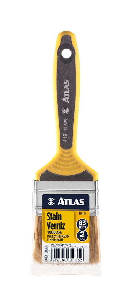 Pincel Trinchas Amarelo Atlas