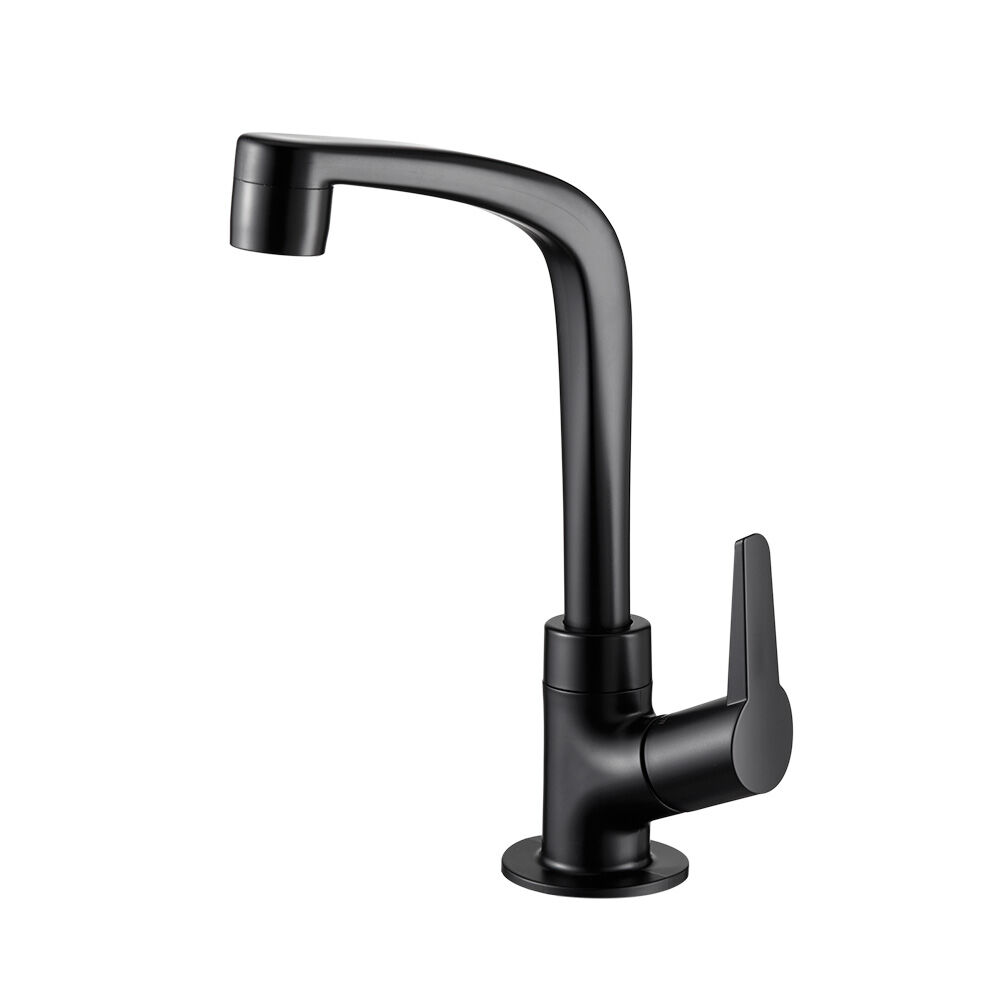 Torneira para Lavatório de Mesa Flatt Preto Fosco Lorenzetti