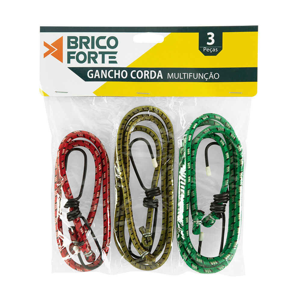 Gancho 3pcs Corda Multifunção Brico Forte