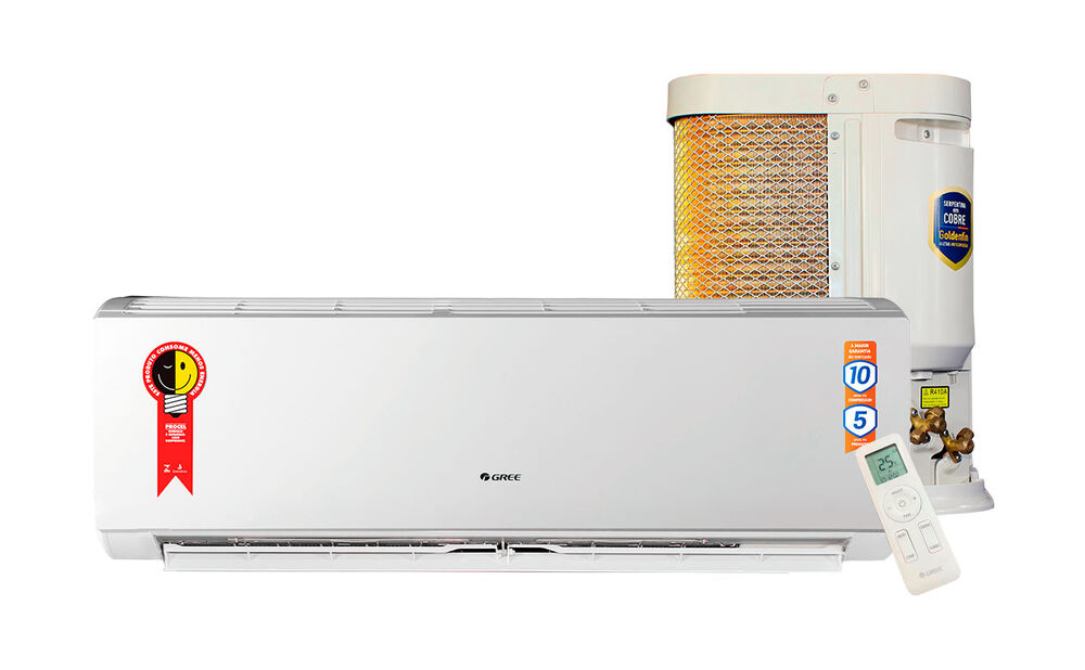 Ar Condicionado Split 9000 Btus Inverter Gwc09aga-d3dna4a Branco Só Frio 220V Gree