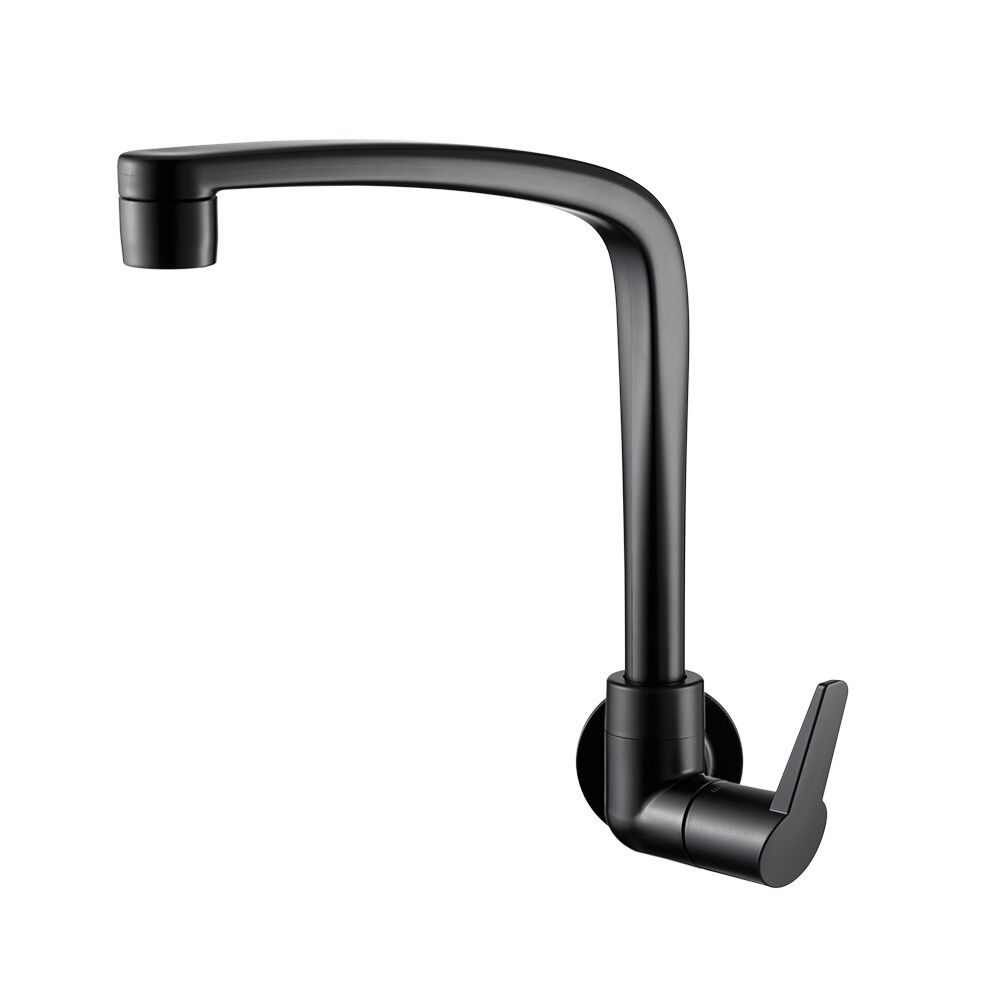 Torneira para Cozinha de Parede Flatt 1168 F71 Preto Fosco Lorenzetti
