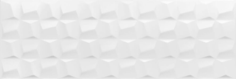 Revestimento Parede Cubic White Retificado Acetinado 30x90 Eliane