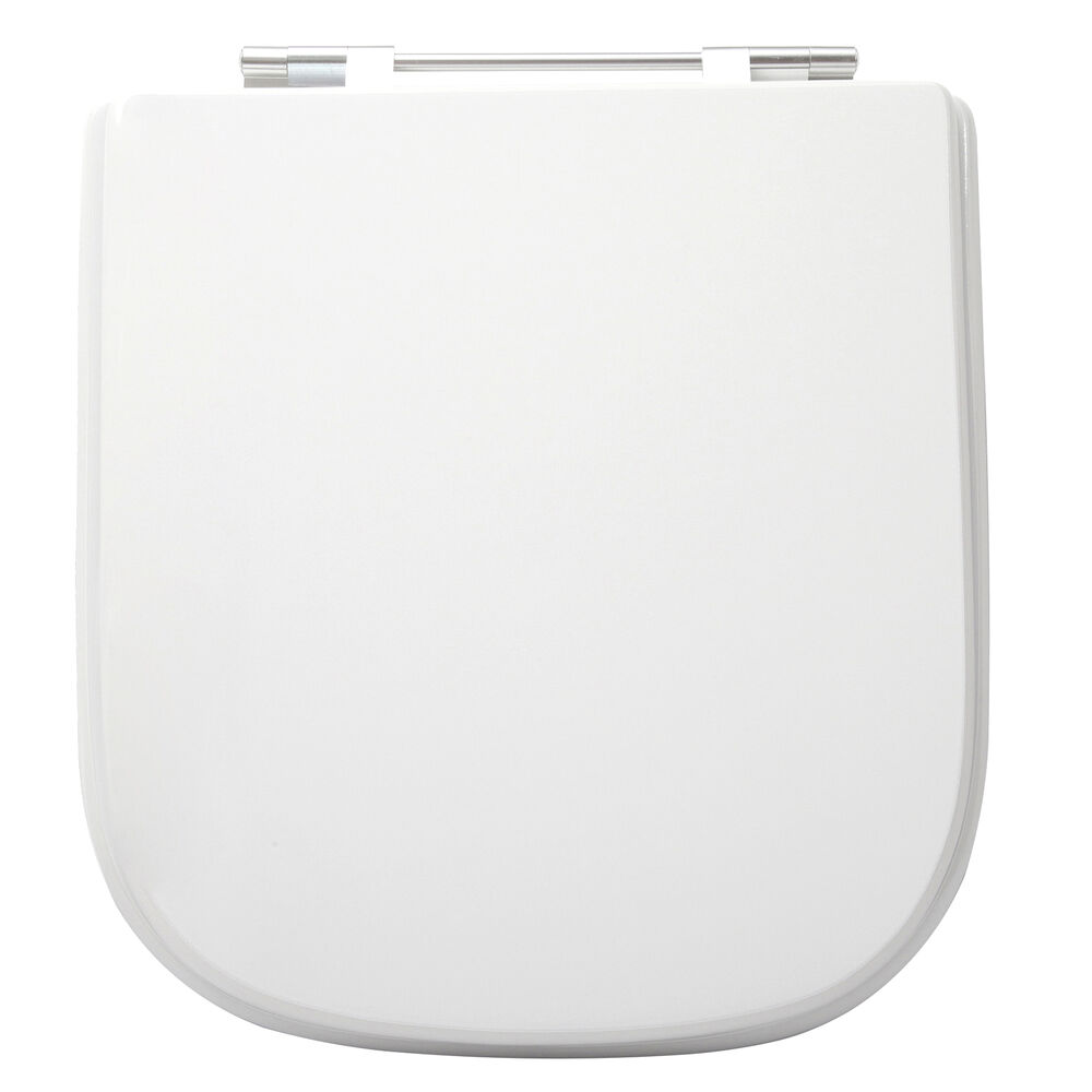 Assento Sanitário MDF Laqueado Elite Branco Hidrofama