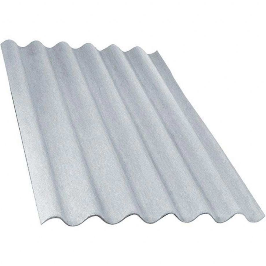 Telha Fibrocimento 1,10x2,44mx6mm S/ Amianto Cinza Confibra