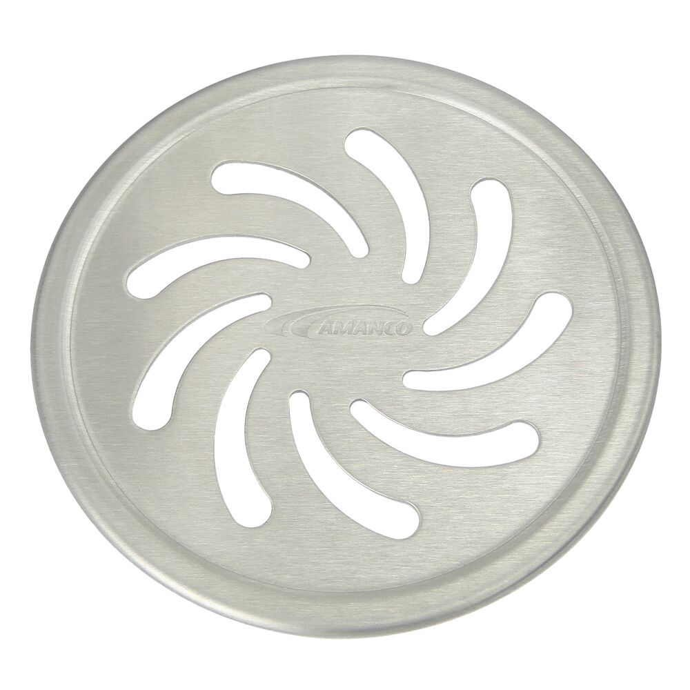 Grelha para Caixa Sifonada 150mm Vortice Inox Redondo Amanco