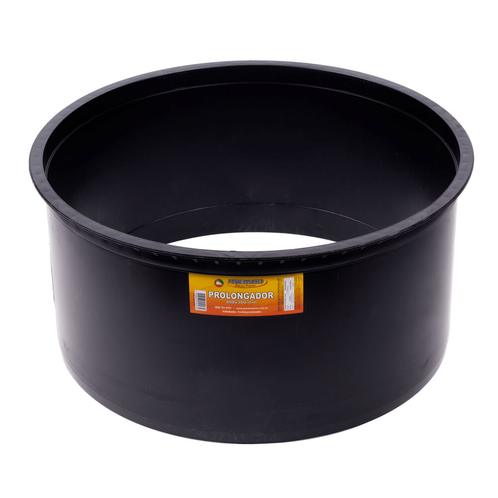 Prolongador para Caixa Inspeção e Gordura 60x30cm Preto Brec