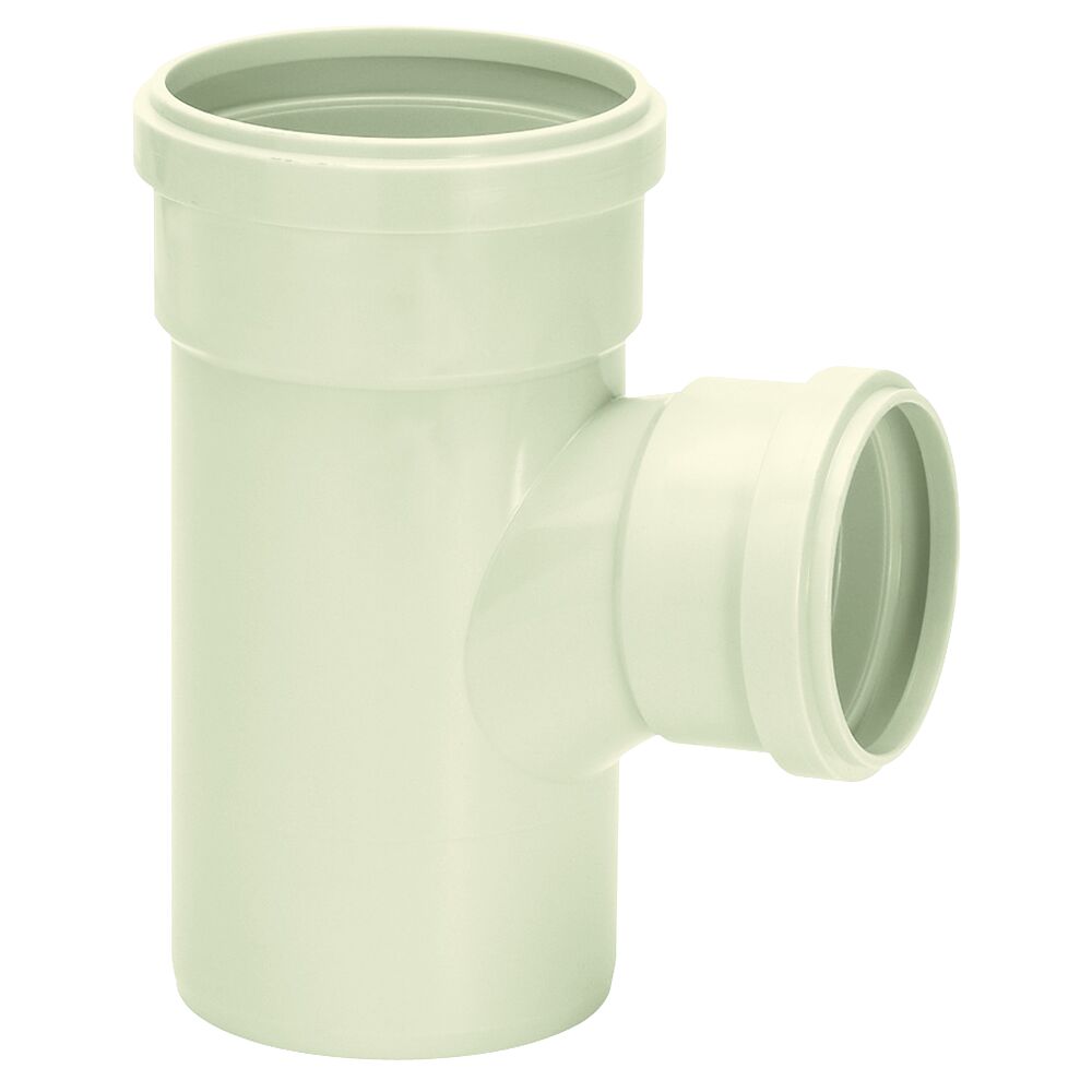 Tee Redução 100x75mm Pvc Esgoto Serie R Cinza Amanco