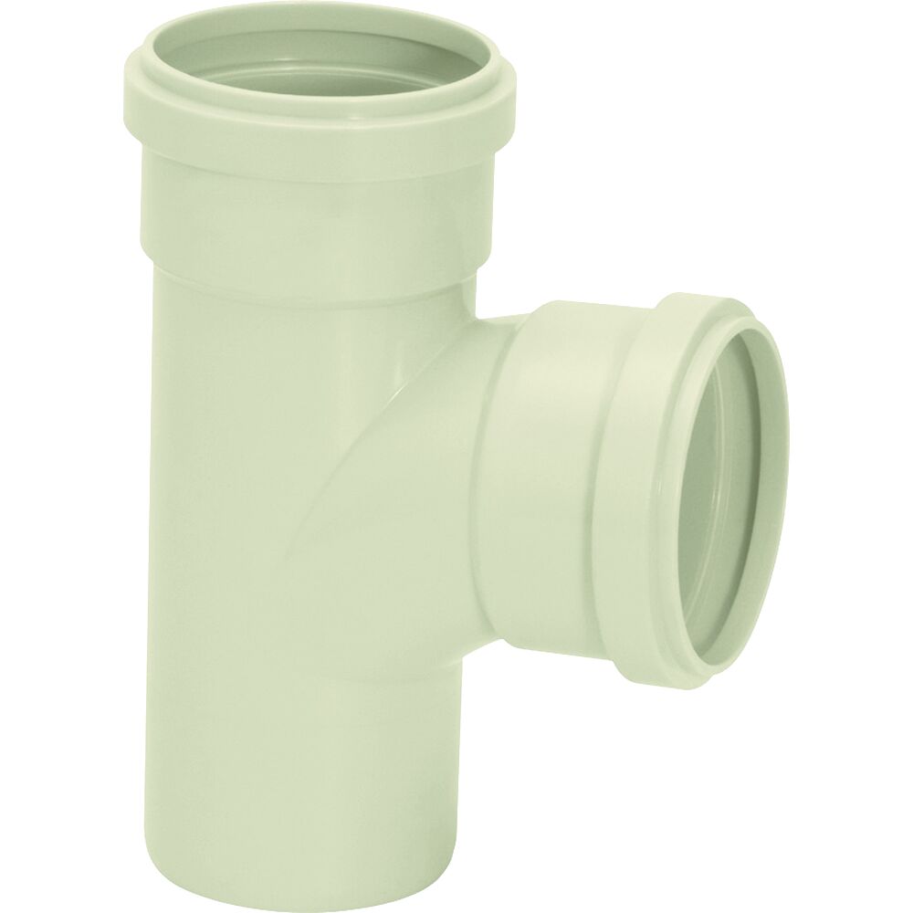 Tee 50mm Pvc Esgoto Serie r Cinza Amanco