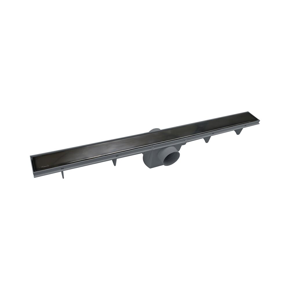 Ralo Linear 70cm Grelha Inox Sifonada Cinza Amanco