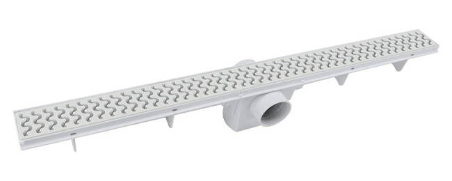 Ralo Linear 70cm Grelha Sifonado Branco Amanco