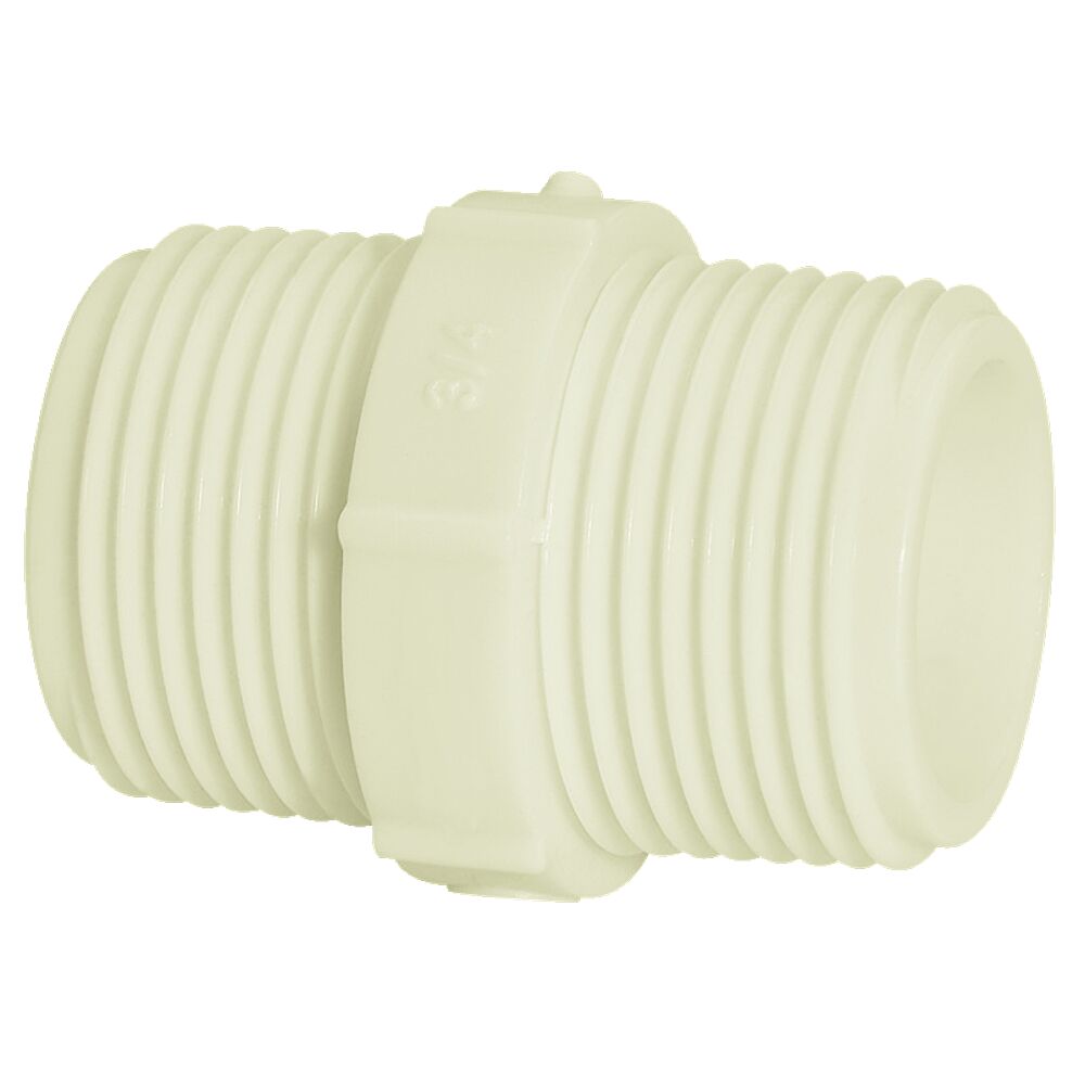 Nipel 11/2 Pvc Roscável Branco Amanco