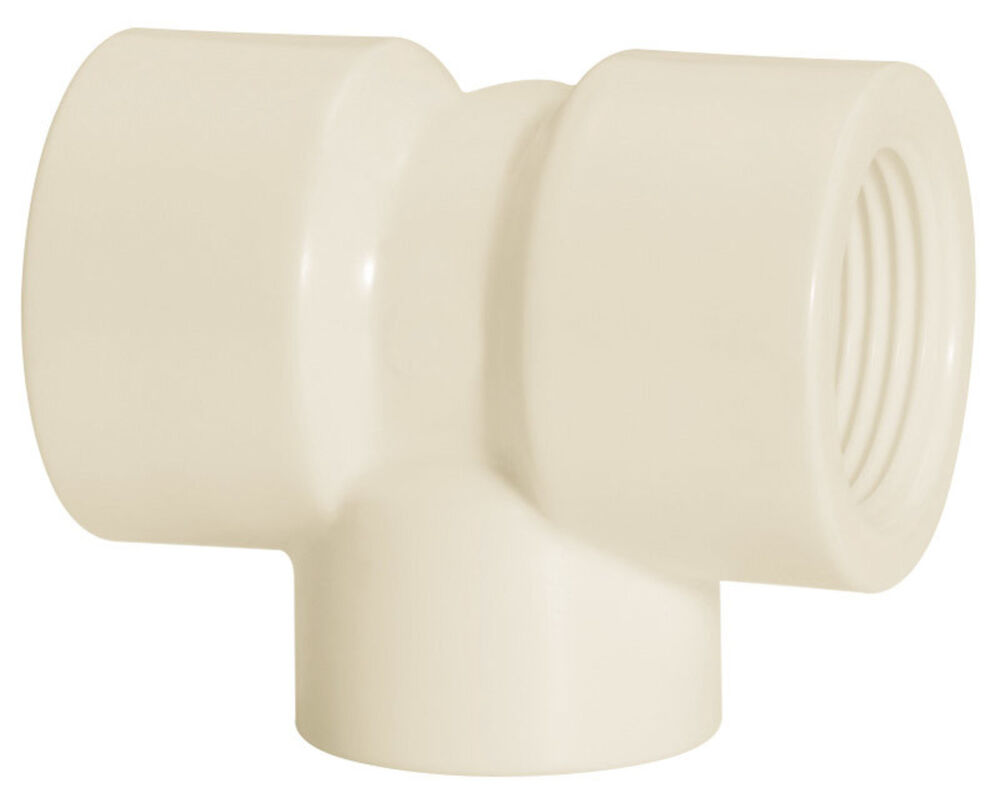 Tee Redução 3/4x1/2 Pvc Roscável Branco Amanco